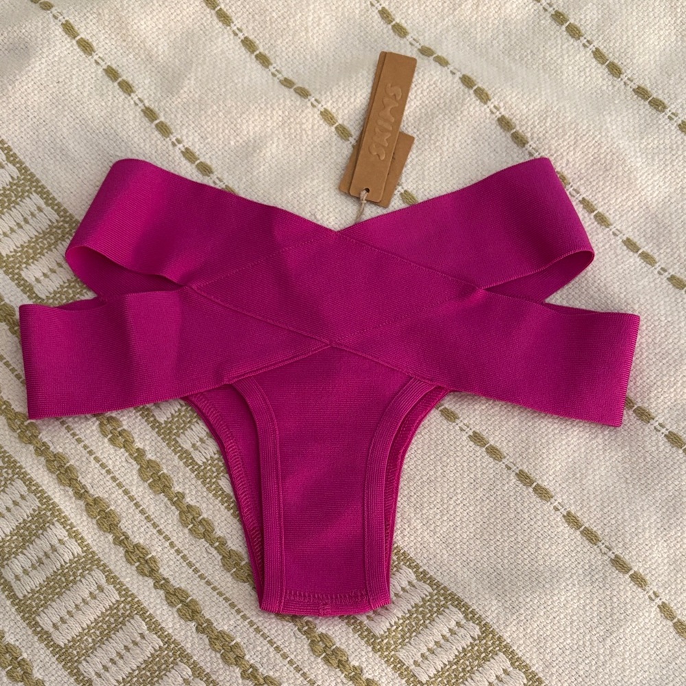SKIMS Fuchsia Bikini Bottom